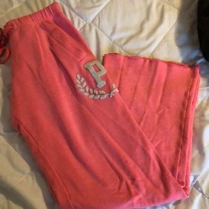 Pink Victoria Secret lounge sweatpants